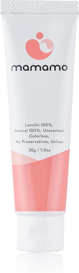 mamamo Nipple Protection Cream Nipple Care Cream Lanolin [No Wiping Necessary, Breastfeeding x Highly Moisturizing x Whole Body Use OK x Plenty of 1.1 oz (30 g) - NewNest Australia