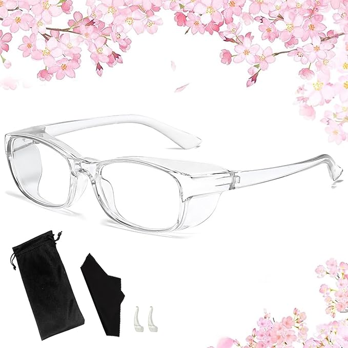 [KOKOBI] Hay Fever Glasses, Pollen Prevention Glasses, Pollen Prevention Glasses, Anti-Fog, Blue Light Cut, Anti-Fog Glasses, Glasses, Stylish, Splash-proof Glasses, Pollen Repellent Glasses, - NewNest Australia