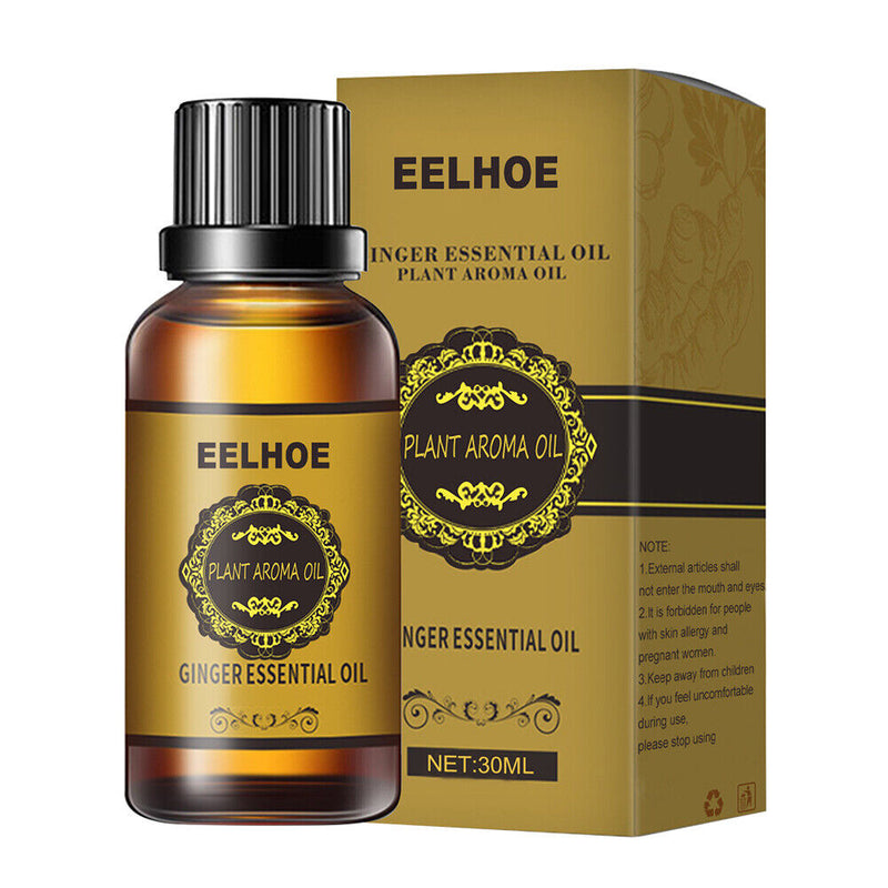 3pcs Belly Drainage Ginger Oil, Slimming Tummy Ginger Oil, Ginger Oil Lymphatic Drainage Massage, Ginger Essential Oil for Swelling and Pain Relief, Care for Skin - NewNest Australia