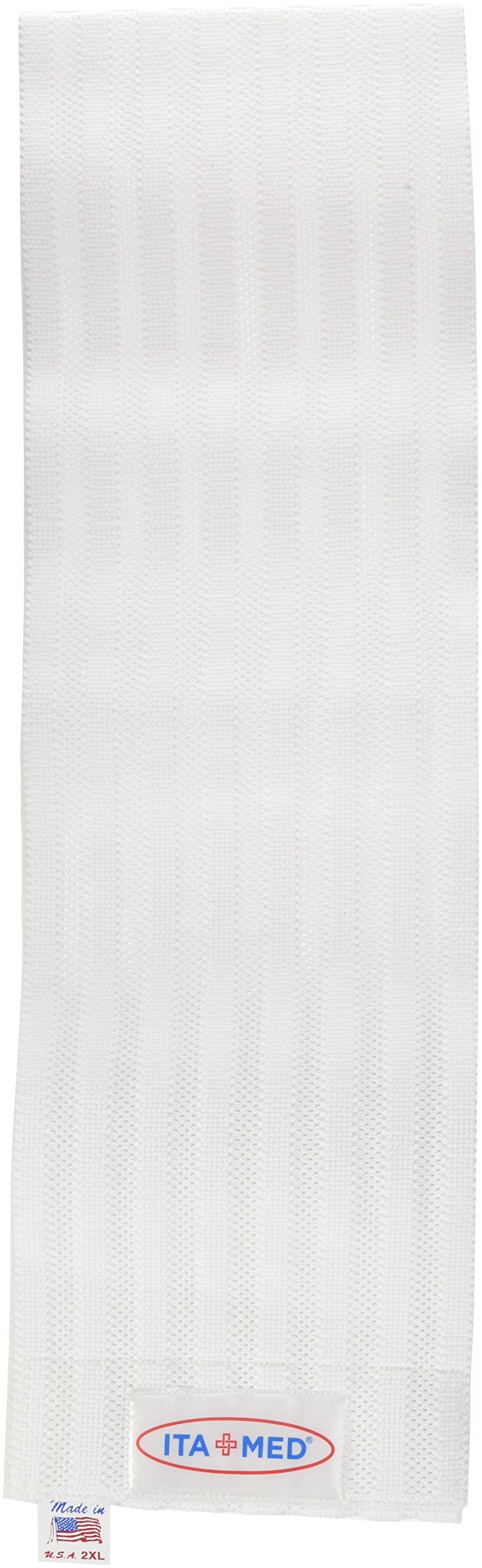 ITA-MED Breathable Elastic Rib Brace for Men, Ideal Compression Support Wrap/Belt for Broken, Cracked, Dislocated & Fractured Ribs, Made In USA (White, 2XL) XX-Large - NewNest Australia