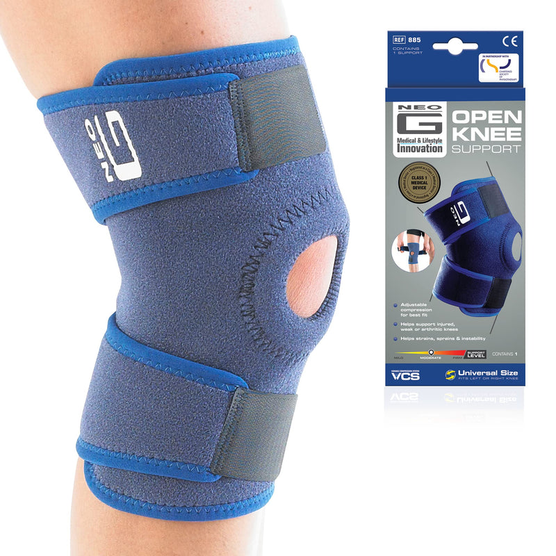 Neo G Knee Support Open Patella - Knee Brace For Arthritis, Joint Pain Relief, ACL, Meniscus Tear, Runners Knee, Walking, Running - Knee Supports for Joint Pain Men and Women - Adjustable Compression - NewNest Australia