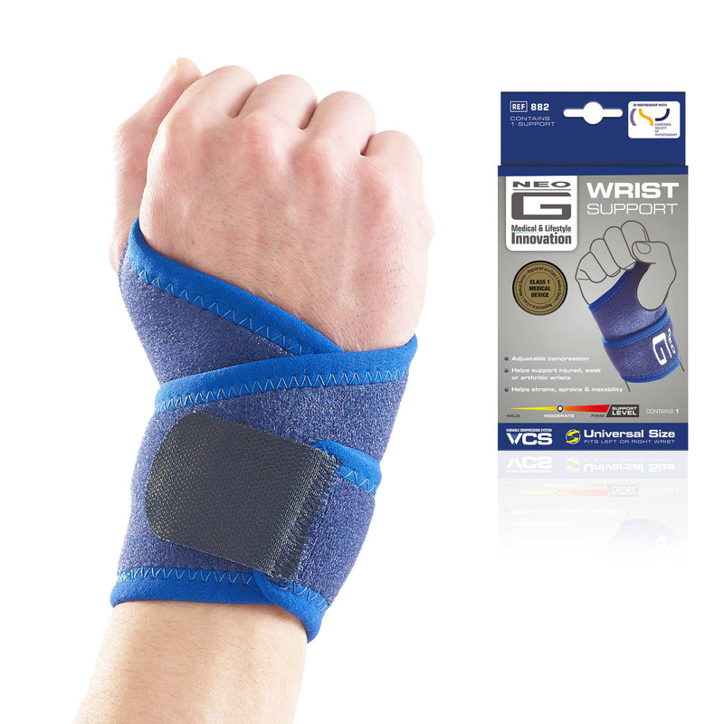 Neo-G Wrist Support for Arthritis, Joint Pain, Sprains, Strains, Instability - Wrist Brace Adjustable Compression Hand Support Right Hand or Left Hand – Class 1 Medical Device - NewNest Australia