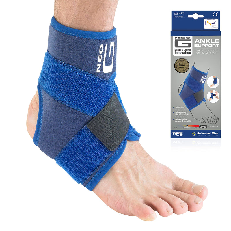 Neo-G Ankle Support Brace Figure 8 Ankle Strap Support – Neoprene Ankle Support for Ligament Damage, Arthritis, Ankle Brace for Sprained Ankle, Weak Ankles – Ankle Wrap Adjustable Compression - NewNest Australia