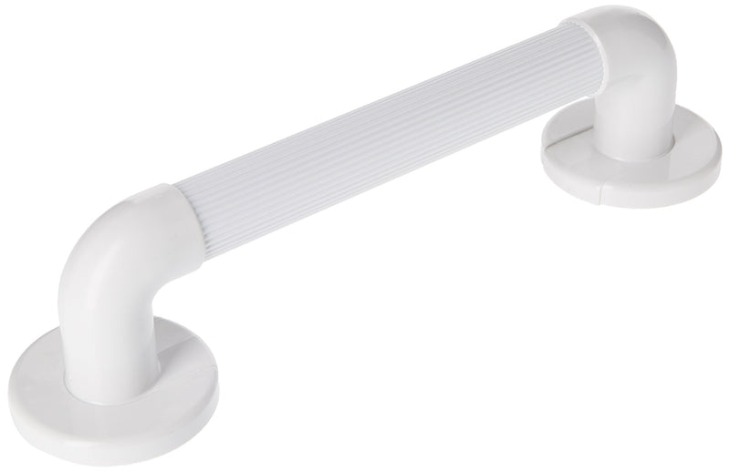Homecraft Moulded Fluted Grab Rail, Durable PVC Safety Rail and Mobility Aid for Bathroom for Elderly, Disabled and Handicapped Users, Indoor and Outdoor Attachment, 30.5cm - NewNest Australia