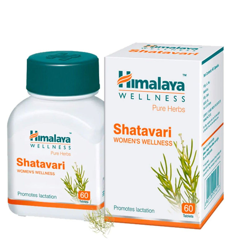 Himalaya Herbals (Shatavari) Herbal Food Supplement | Support Women at The End of Menses and Hormonal Function, Supports Health of Female Reproductive System, Reduce Discomfort - 60 Capsules - NewNest Australia