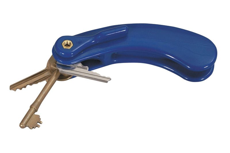 Homecraft Key Turner, Blue, Three Key, Daily Living Aid for Holding, Inserting, & Turning Keys, Key Grip Device for Eldlerly, Handicapped, & Disabled Individuals, Limited Grip & Hand Function Tool - NewNest Australia