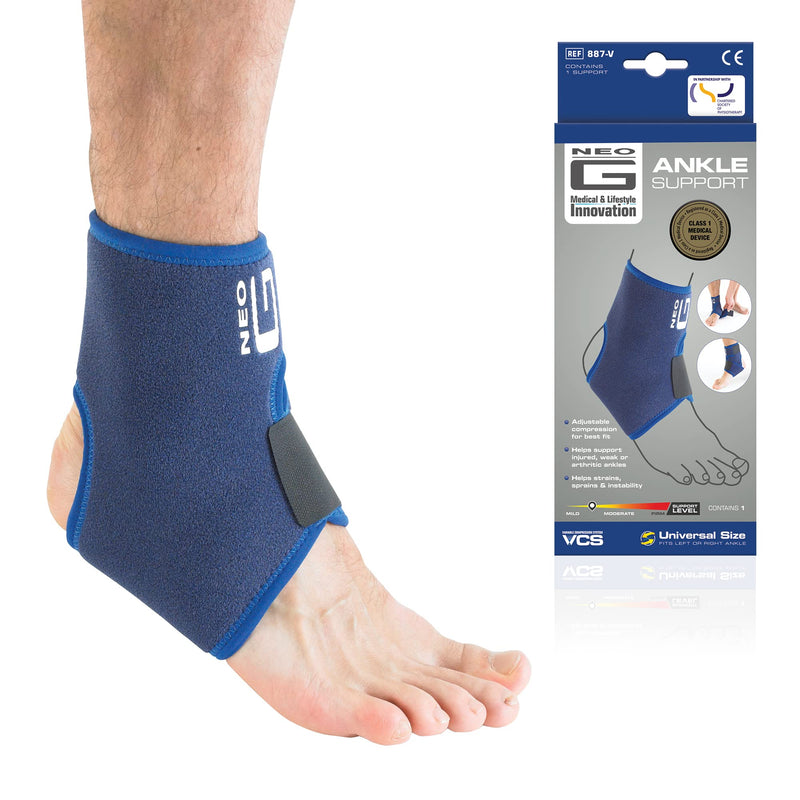 Neo-G Ankle Support for Sprained Ankle, Weak Ankles, Ligament Damage, Arthritis - Ankle Brace Strap Support – Adjustable Compression Neoprene Ankle Support Brace - NewNest Australia