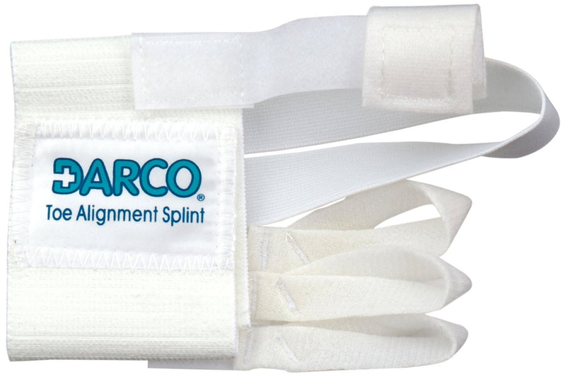 Darco One Size Toe Alignment Splint, Latex-Free, Elastic Metatarsal Band, Soft Toe Straps, Bunion Splint, Ideal for Hallux Valgus, & Ha mmer Toes, Post-Operative Alignment, Hook & Loop Closure - NewNest Australia