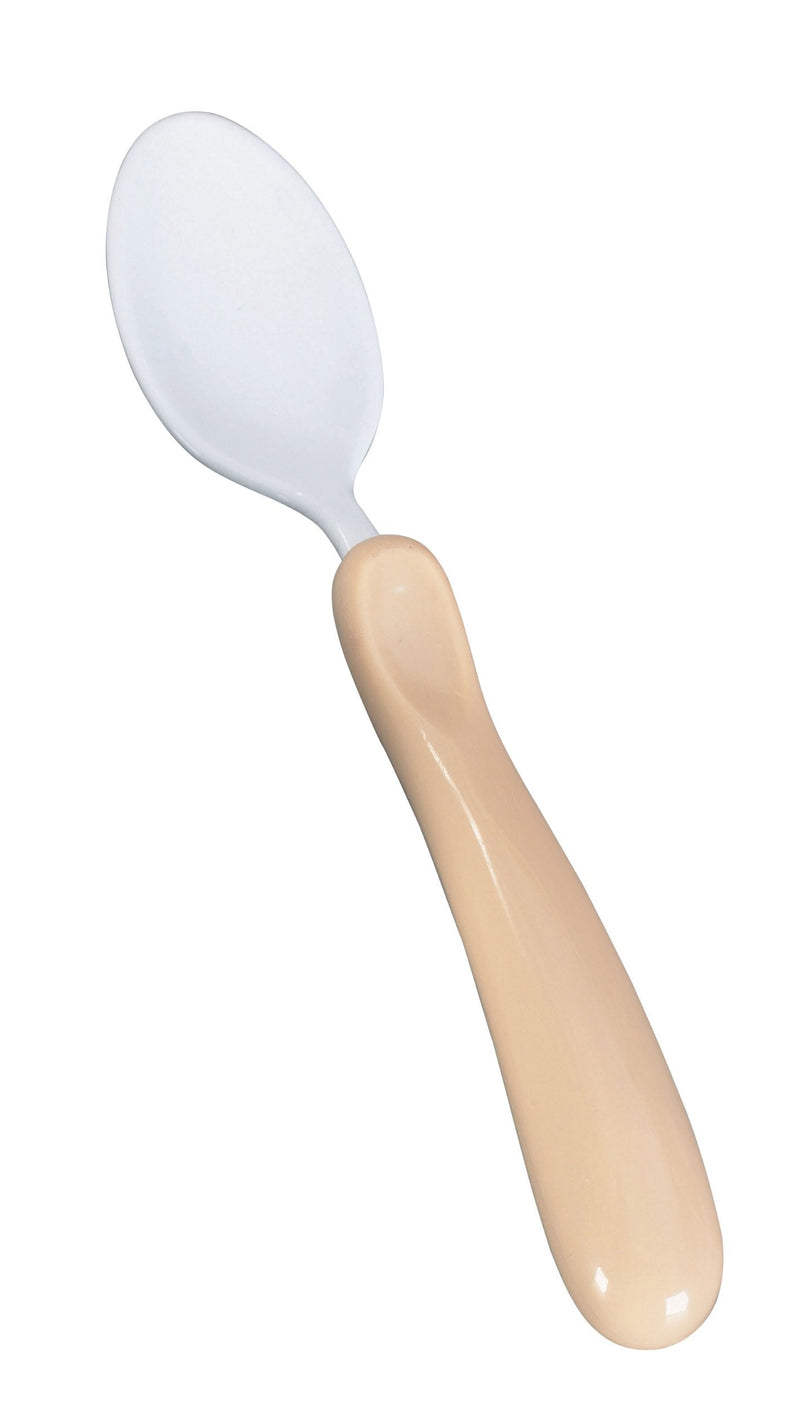 Homecraft Caring Cutlery, Ivory Handle Soft Coated Spoon (Eligible for VAT Relief in the UK) Ergonomic Stainless Steel Eating Utensil, Silverware for Weak Grip, Elderly, Disabled, Handicapped Single - NewNest Australia