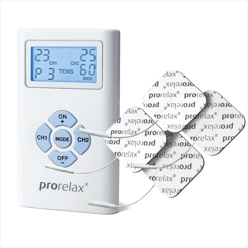 prorelax TENS/EMS Duo | Electrostimulation device | 2 therapies with one device | Natural therapy against chronic pain and for muscle building Modern - NewNest Australia