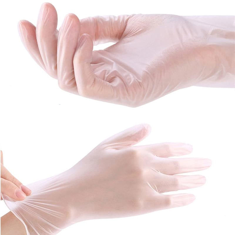 Unigloves Unicare Clear Vinyl GS0064-A Examination - Multipurpose, Powder Free and Latex Free Disposable Gloves, Box of 100 Gloves, Clear, Large - NewNest Australia