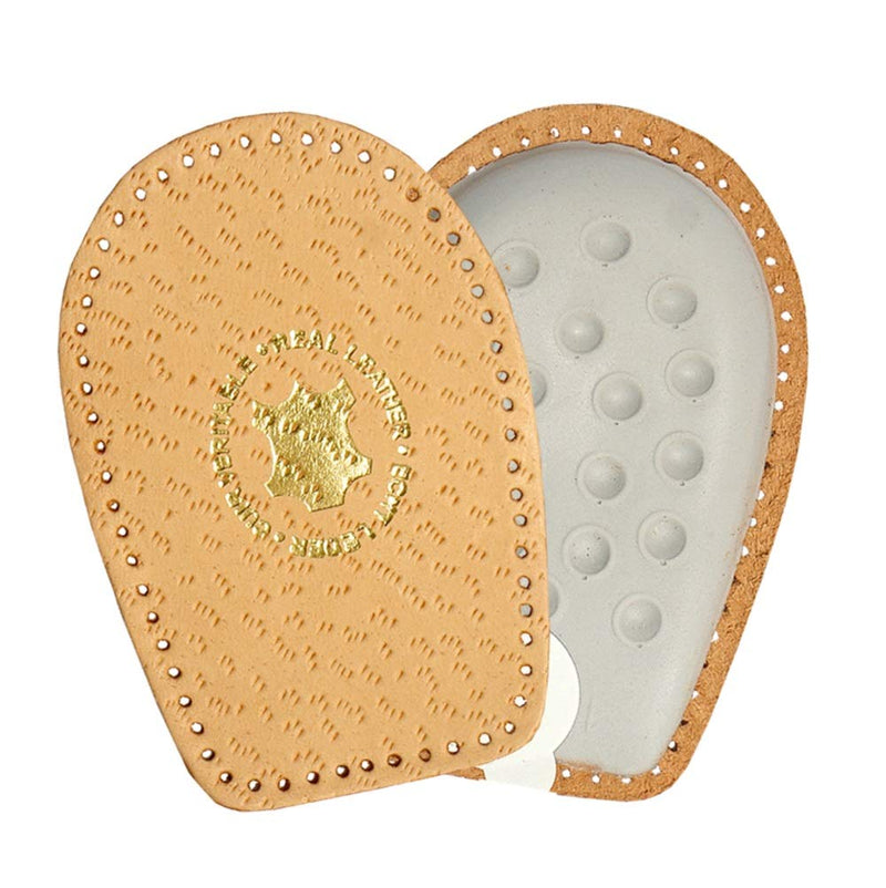 Genuine Leather Heel Support Pad Cup with Foam Cushion, Orthotic Shoe Insoles Inserts for Men and Women, Kaps Airflex, Various Sizes Women / 5-7 UK / 38-40 EUR / 1 Pair - NewNest Australia