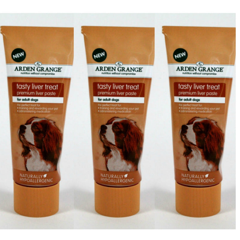 3 x 75gram Arden Grange Liver Paste Dog Treat - PawsPlanet Australia