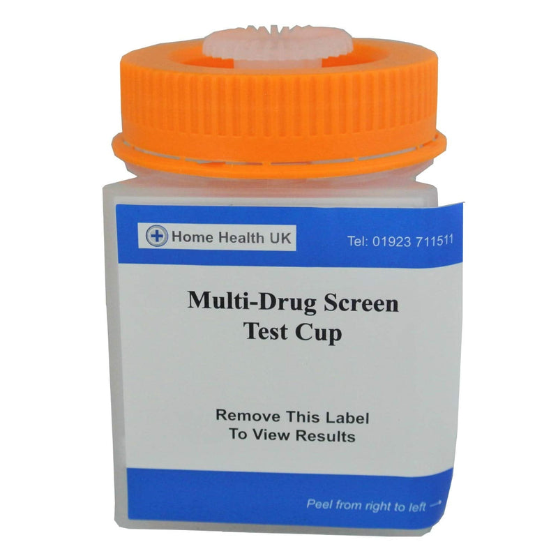 One Step: 1 x Drug Testing Kit Screen for 8 Drugs Using an Integrated Multi Panel Urine Cup, with Adulteration Strip, Cannabis, Cocaine, Opiates and More 1 Count (Pack of 1) - NewNest Australia