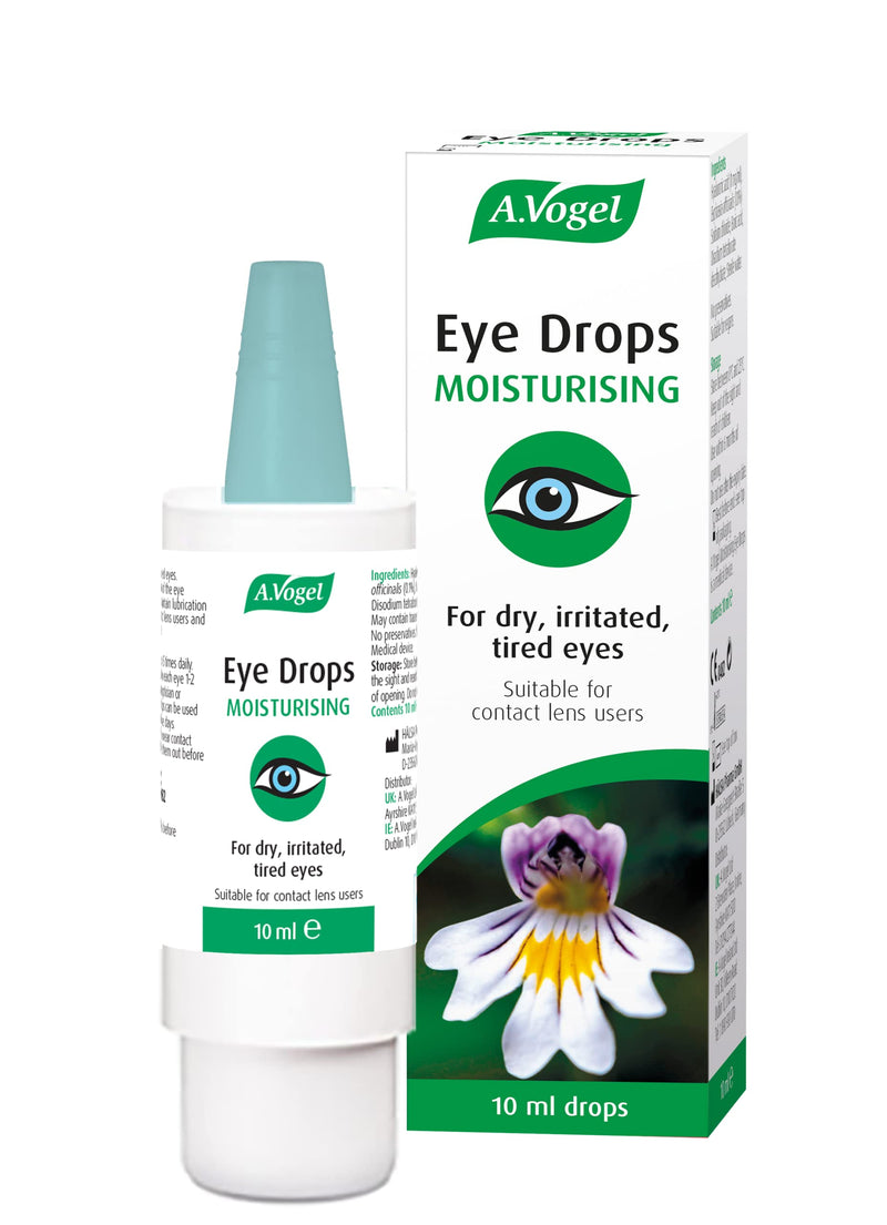 A.Vogel Moisturising Eye Drops 10ml | For Very Dry and Irritated Eyes | Contact Lens Friendly | Preservative Free | With Euphrasia & Hyaluronic Acid - NewNest Australia