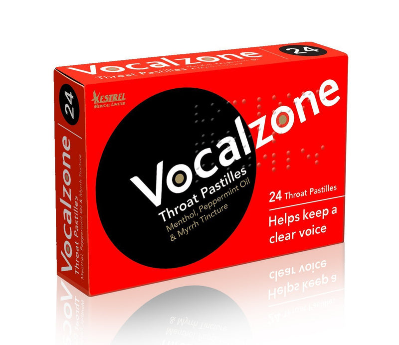 Vocalzone Throat Pastilles Original 3 packs 24- For Sore Throats and Hoarseness When Overusing Your Voice. Produced and sold in the United Kingdom since 1912. - NewNest Australia