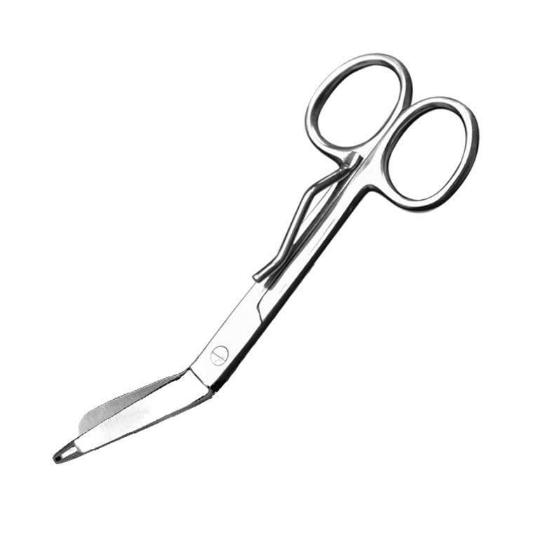 IMKRC Multi-Purpose Pocket Scissors 5" Long with Clip | Safe Portable Travel Scissors for Home, Emergency, and First Aid Supplies | Made with Premium Quality Stainless Steel - NewNest Australia