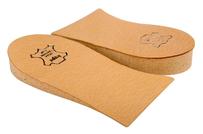 Heel Lift Elevator, Heel Raise, Heel Pad, Orthotic Wedge, Shoe Pad, Many Widths and Heights, Leather Cover, Kaps Topmed, Supplied to NHS, 2 Pieces Left and Right height 15 mm / 0.6 inch - size L - NewNest Australia