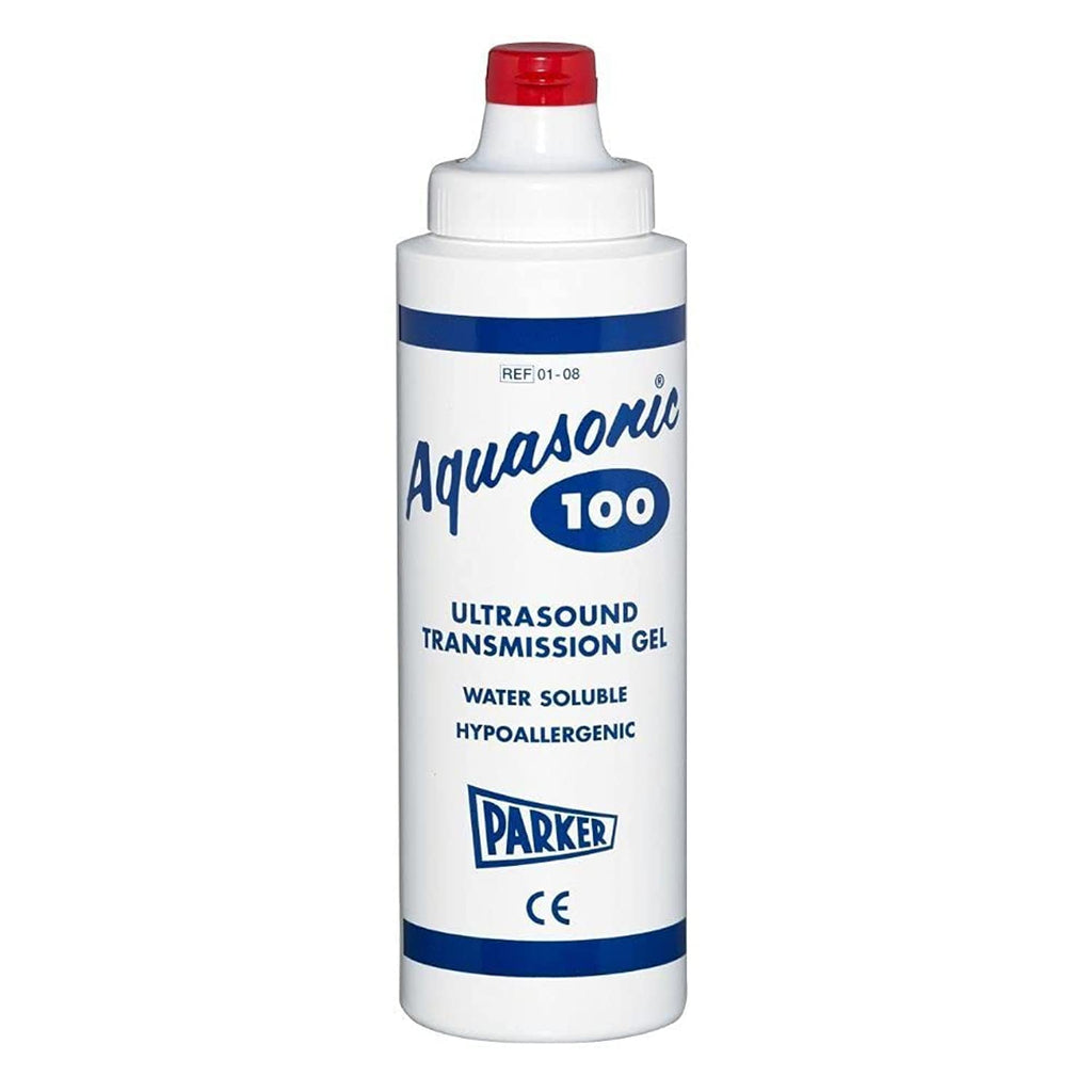 Parker Aqua Sonic 100 Ultrasound Gel, Ultrasonic Transmission Gel, Water Soluble Hypoallergenic Bacteriostatic, Non-Sensitising Gel for Therapeutic Medical Ultrasound and Beauty Application, 250ml - NewNest Australia