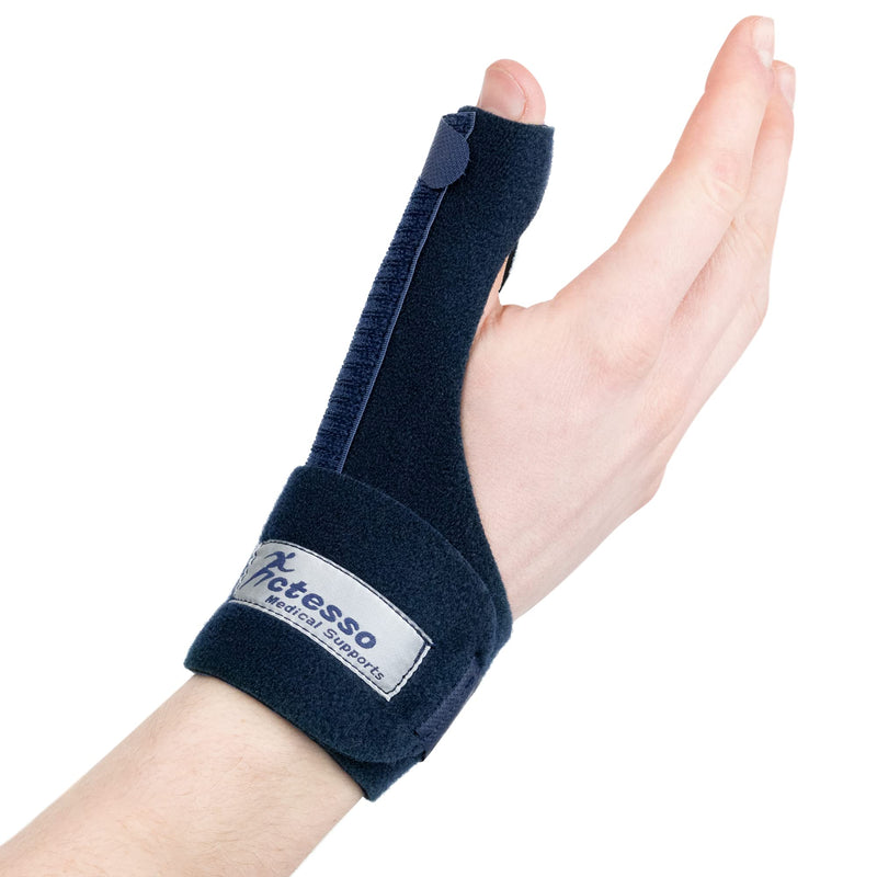 Actesso Neoprene Thumb Splint Support Brace – Thumb Spica for Pain Relief from Thumb Injury, Wrist Tendonitis, De Quervain's and Sprains. Left or Right Hand Available (Blue, Right Hand) Blue - NewNest Australia