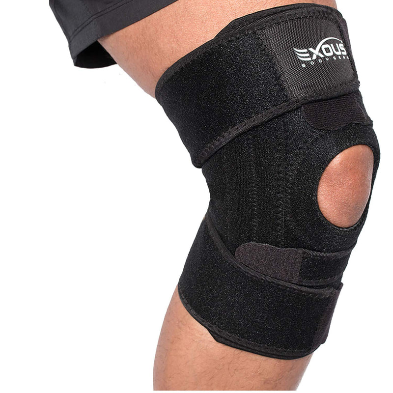 Knee Support Brace For Men & Women Unique 4-way Adjustable Non-Slip Neoprene Strap System For Arthritis, Running Bursitis, For ACL, Ligament Damage Ideal For Sports - Skiing & Meniscus Tear - NewNest Australia