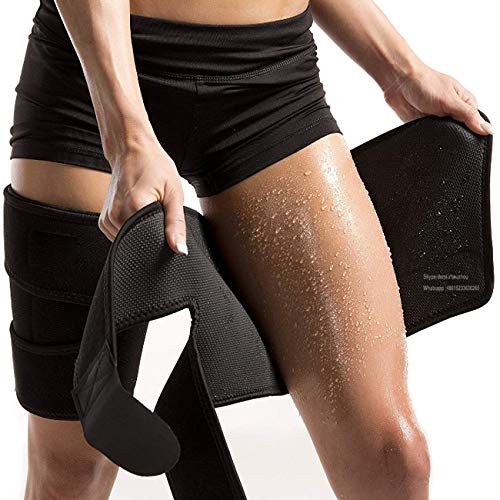 PintoMed Adjustable Thigh Support Sleeve. Leg Brace Compression. Increase Sweat Production. Elastic Neoprene Bandage. Injury Protection. for Men and Women. for arms or Thighs. - NewNest Australia