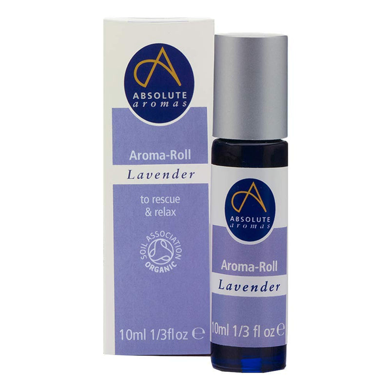 Absolute Aromas Lavender Aroma-Roll Roller Ball - Contains 100% Pure, Natural, Organic Lavender Essential Oil - A Light Calming essential oil blend to Soothe and Balance (Lavender) - NewNest Australia