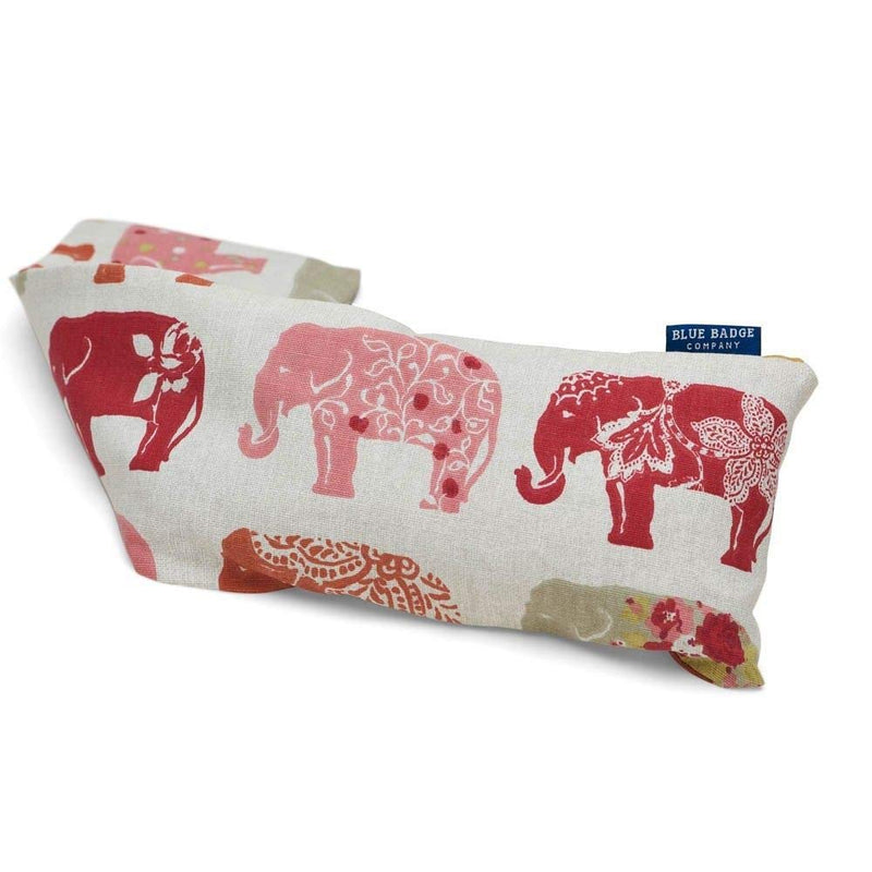 Blue Badge Co Wheat Bags Microwavable Heat Pack in Elephant Fabric, Machine Washable Wheat Warmer Bag, Lavender Scented Natural Wheat Grains for Pain Relief Such as Neck and Shoulder - NewNest Australia