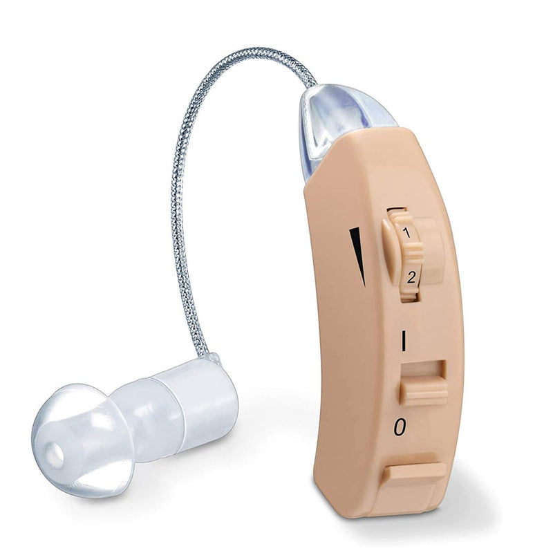 Beurer HA50 Hearing Amplifier | Amplifies the volume of sound for restricted hearing abilities | Barely visible behind the ear | Wide frequency range | Continuously variable volume - NewNest Australia