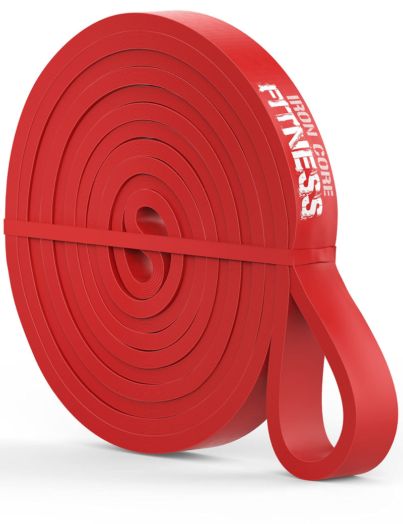 Iron Core Fitness Resistance Bands for Pull Up Assist- Strength Power Flexibility Training at Home or Gym. Ebooks and Workout Chart Included. #2 Red - NewNest Australia
