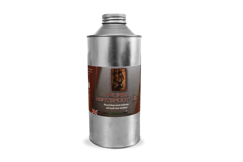 1 Litre 100% Pure Neatsfoot Oil (1 Litre) 1 l (Pack of 1) - PawsPlanet Australia
