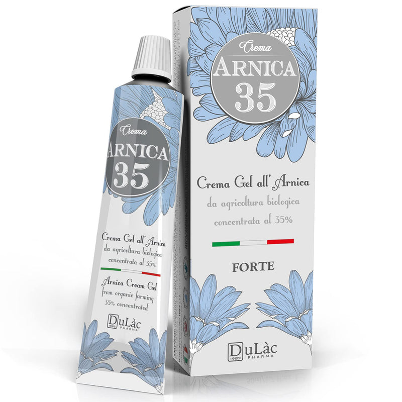 Dulàc Arnica Gel Cream Extra Strong 50ml Great for Muscle and Joint Massage, Even After Sports, Made in Italy with 35% Organic Arnica Montana, Cooling Effect - NewNest Australia