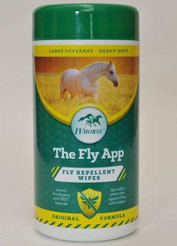 IV Horse The Fly App Fly Repellent Heavy Duty Wipes - PawsPlanet Australia