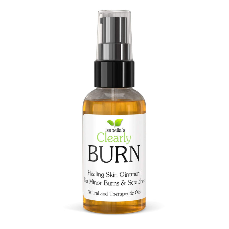 Isabella's Clearly Burn Soothing Aloe Vera Ointment for Skin Burns, Scalds, Cuts, Scrapes, Wounds, Sunburn Relief with Olive Oil and Lavender | Fast Acting Natural Remedy Made in USA - NewNest Australia