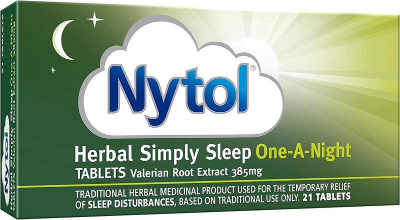 Nytol Herbal Simply Sleep One A Night Tablets - Herbal Remedy with natural active ingredients used to aid restful sleep - 21 Count (Pack of 1) - NewNest Australia