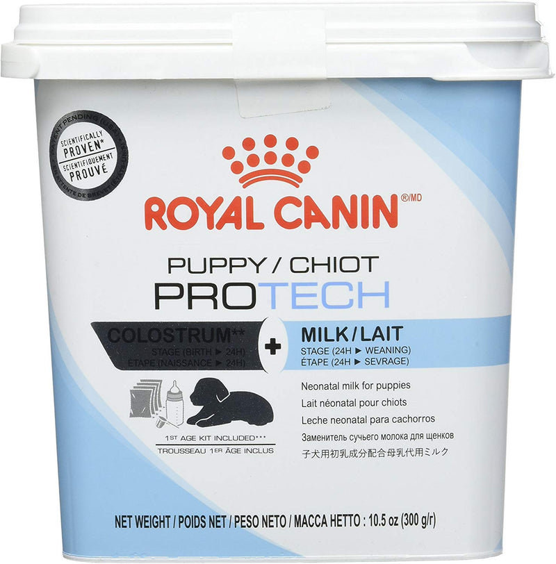 ROYAL CANIN PUPPY PRO TECH COLOSTRUM + MILK & BOTTLE 300G NEONATAL PUPPY MILK - PawsPlanet Australia