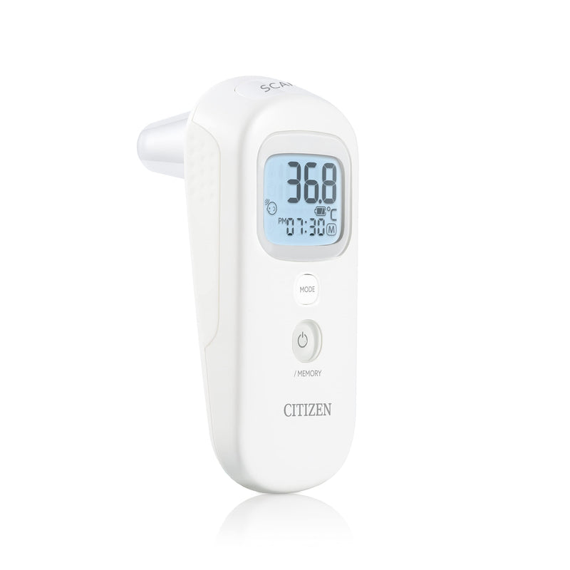 Citizen CTD711 Forehead and Ear Digital Thermometer for Adults, Children and Babies. 4 Modes. Ear, Forehead and Surface Temperatures. Very Fast Measurement – Just 1 Second White - NewNest Australia
