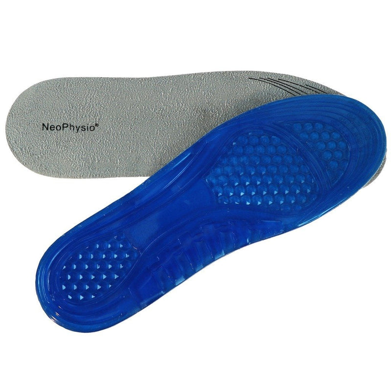 NeoPhysio Shock Absorbing Gel Insoles for Shoes & Boots. Great for Heel Pain, Plantar Fasciitis, Arthritis, Running, Cycling, Sports, Work. Unisex, for Men and Women. S - NewNest Australia