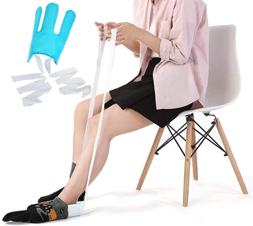 Sock Aid Easy On Easy Off Put on Your Sock Without Bending for Seniors, Disabled, Pregnant Women etc Flexible Deluxe Compression Socks Stockings - NewNest Australia