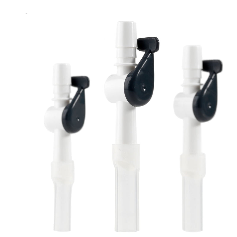 Ugo Catheter Valve - Urine Drainage Catheter Valves, Comfortable Easy to Use Lever Tap with Smooth Edges and Soft Silicone Tubing - an Effective Alternative to Leg Bags (Pack of 5) - NewNest Australia