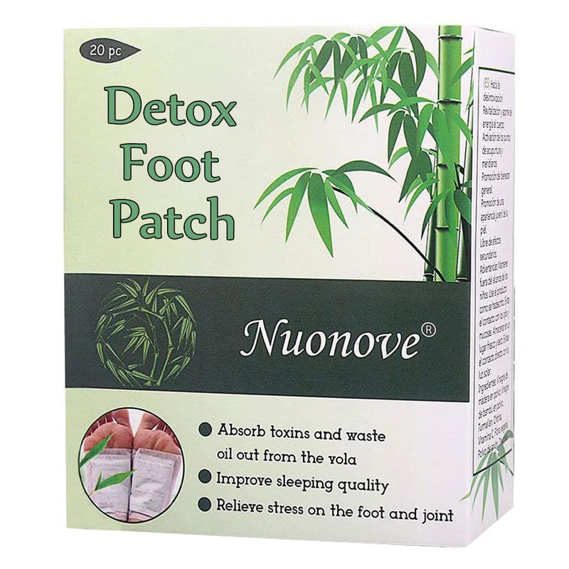 Detox Foot Patches, Detox Foot Pads, Foot Patches, Cleaning Detox Foot Pads, Foot Care, Improve Sleep Quality Enhance Blood Circulation, Foot Pads to Remove Body Toxins, 20 Pcs - NewNest Australia
