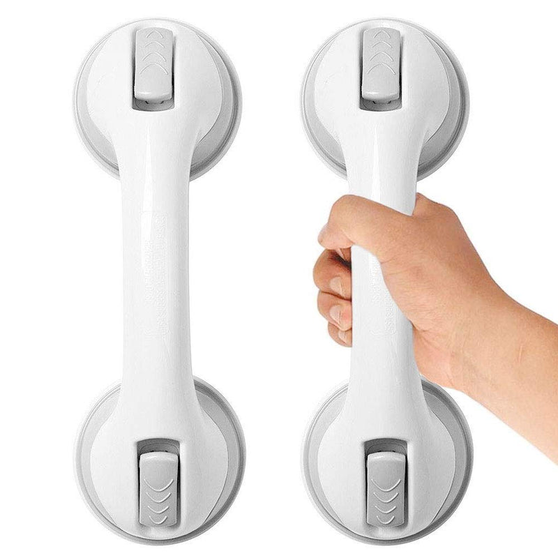 Nethinking Suction Bathroom Grab Rails, Hand Rail for Disabled, Portable Mobility Aids Safety Handle with Suction Cup Fitting, No Fixings Needed for Bathroom, Children and Disability Aids (2 Pack) 2 - NewNest Australia