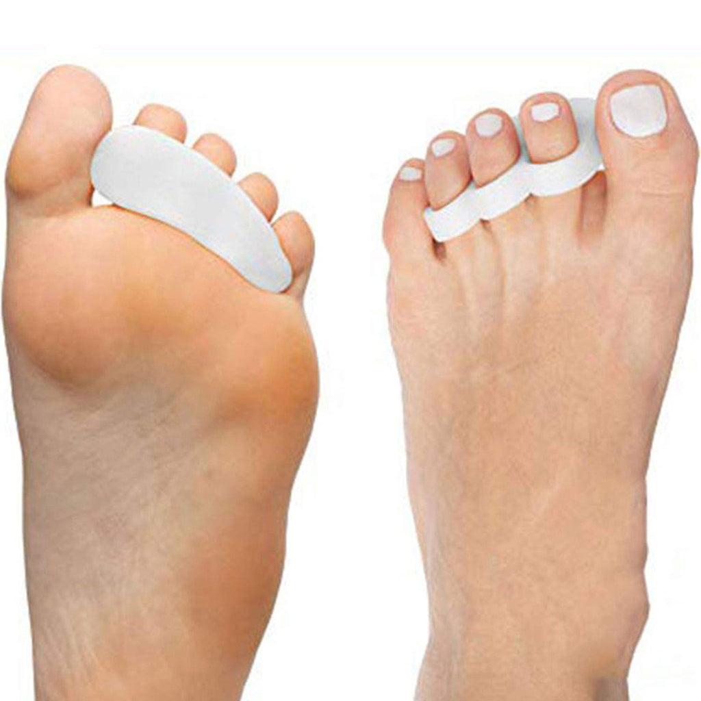 Pedimend 2X Gel Hammer Toe Splint Cushion | Hammer Toe Crest Pad | Gel Toe Separators | Toe Supports Hammertoes | Overlapping Toe Spacers | For Men and Women | Foot Care (White) White - NewNest Australia