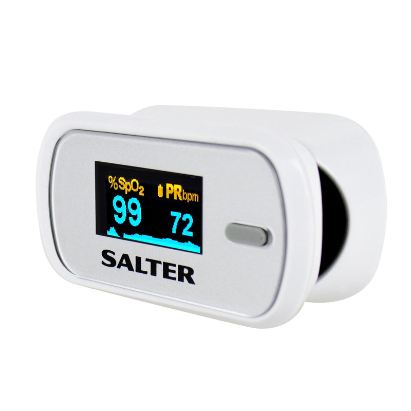Salter PX-100-EU OxyWatch, Fingertip Pulse Oximeter, Quick Measure, Light and Compact, Portable, Easy to Use, Automatic Power Off, Low Power Consumption, LED Display, Accurate/Fast, 2 Year Guarantee - NewNest Australia
