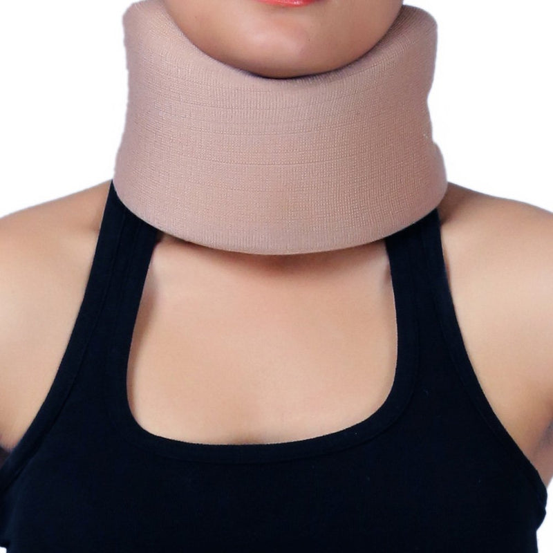 Adjustable Soft Full Foam Cervical Collar | Neck Brace for Neck and Vertebrae Support | Relieves Pain and Reduces Pressure from The Spine (Medium) M (Pack of 1) - NewNest Australia