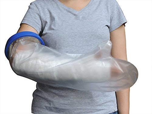 Waterproof Arm Cast Cover for Protection While Taking Shower | Lightweight Arm Cast Guard Transparent for Bath and Shower | Reusable Cast Protector for Adults to Keep Casts and Bandages Dry - NewNest Australia