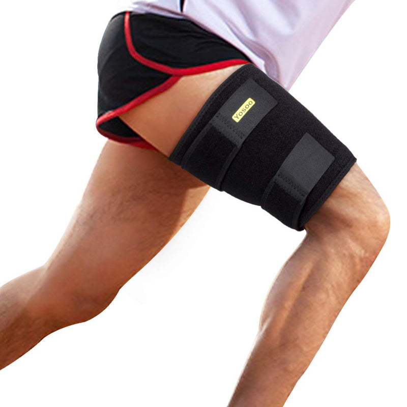 Adjustable Thigh Support Neoprene Thigh Brace with Non-Slip Strap, for Hip, Groin, Hamstring, Thigh, and Sciatic Nerve Pain Relief, Muscle Strain Prevention and Rehabilitation - NewNest Australia
