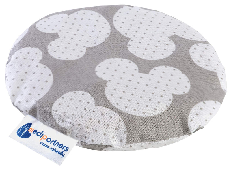 Medi Partners Cherry Stone Cushion Heat Pillow for Babies 180g Round 15cm Eco Natural 100% Cotton Heat and Cold Therapy Massage Therapy (Miki) Miki - NewNest Australia