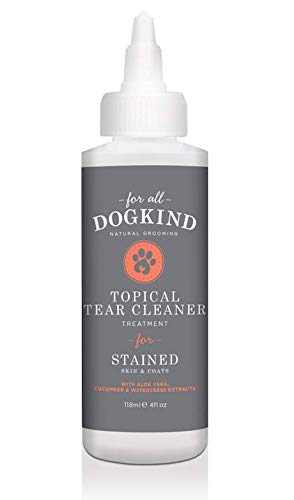 For All DogKind Topical Tear & Saliva Stain Remover | Natural Cleansing Liquid 118ml | Gently Removes Eye Residue & Prevents Stains - PawsPlanet Australia
