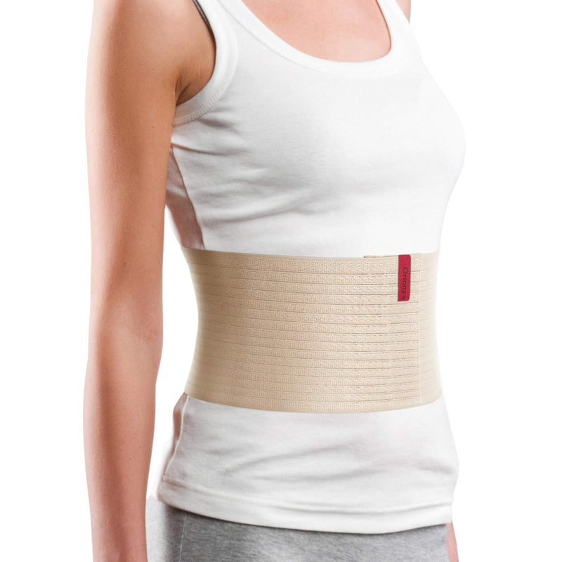 ORTONYX 6.25" Abdominal Binder for Men and Women/Postpartum Post-operative Post-surgery Wrap/Abdomen Navel Umbilical Hernia Support Belt / 524006 Beige L/XXL L/XXL (35"-52") - NewNest Australia